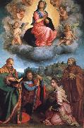 Andrea del Sarto Virgin with Four Saints oil painting artist